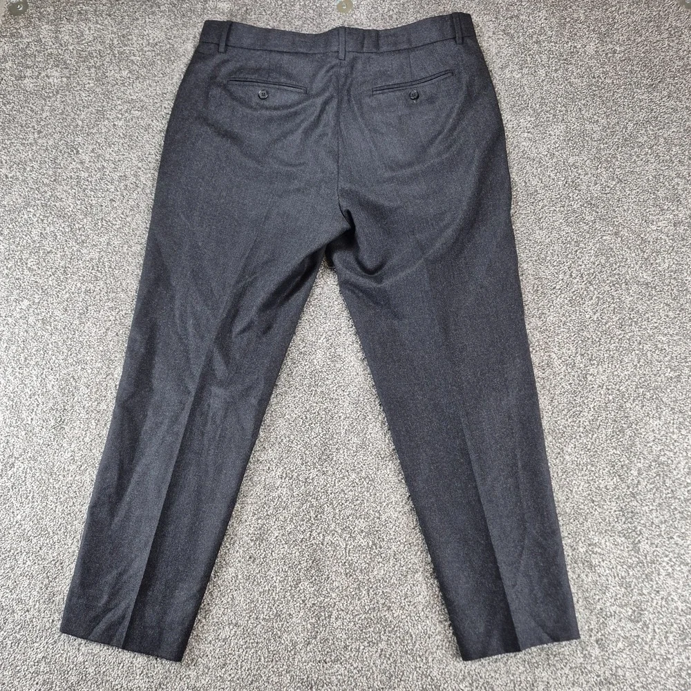 Banana Republic Pants Mens 35x30 Gray Vitale Barberis Canonico Flannel 120s Wool